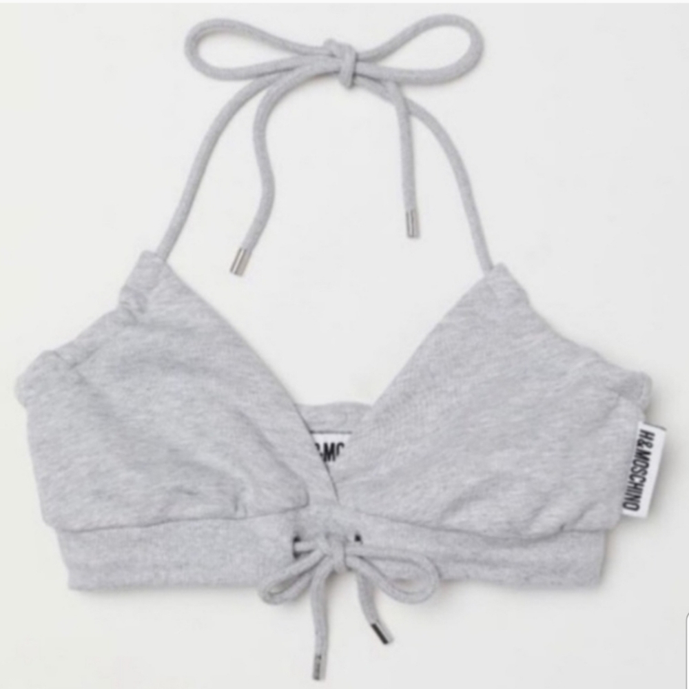 H&M Moschino Halter Sweat Top/Bra